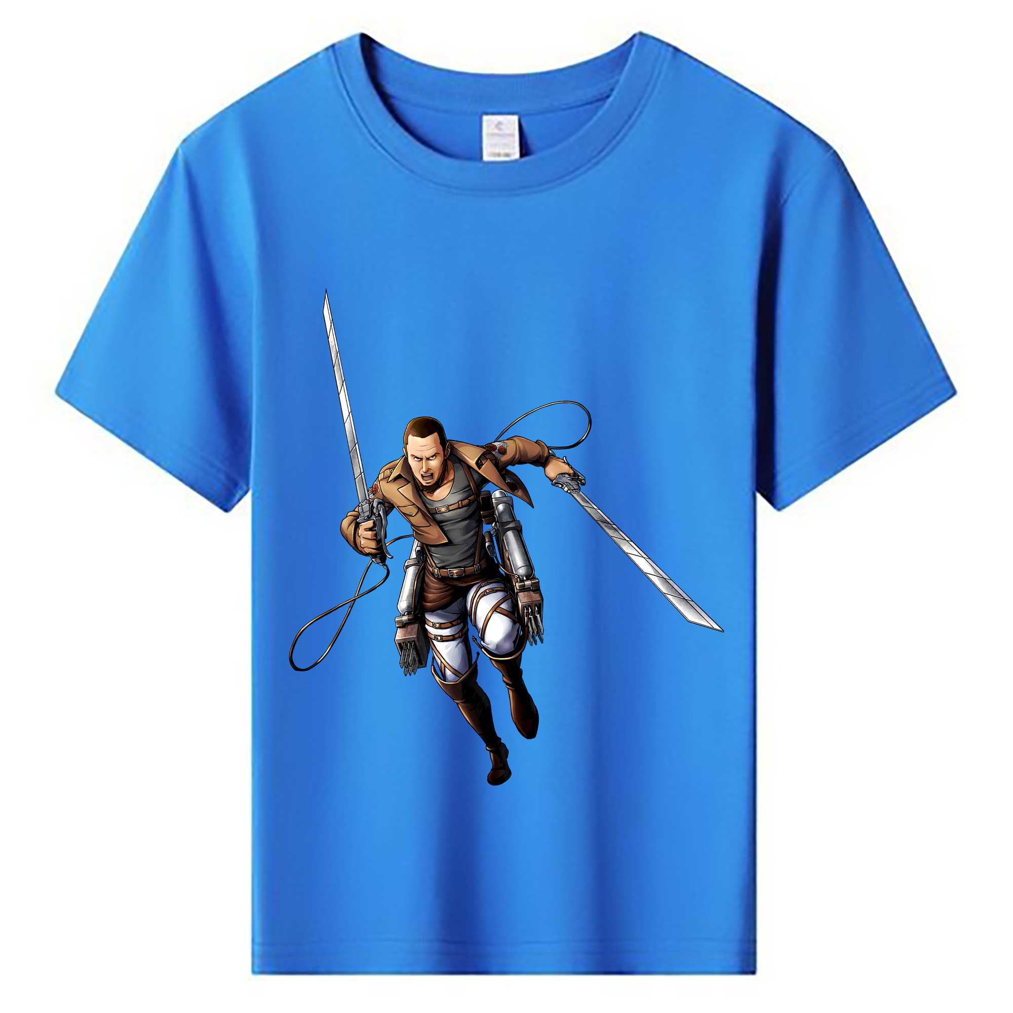 （画像用） 進撃の巨人 Attack on Titan 綿100％キッズTシャツ（フロントプリント）